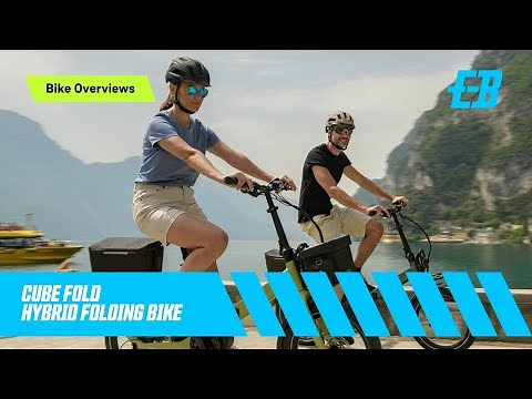 Cube Fold Hybrid Electric Folding Bike Powered by Bosch