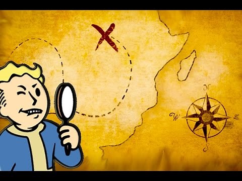 FALLOUT 4 - SECRET TREASURE CHEST & MAP! (Fallout 4 Secrets)