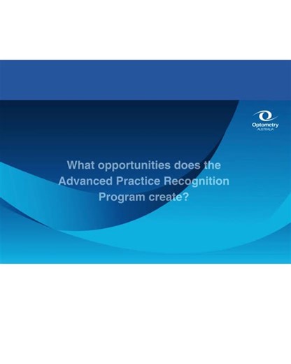 #optometry #advancedpractice #glaucomamanagement #careergrowth #apr | Optometry Australia