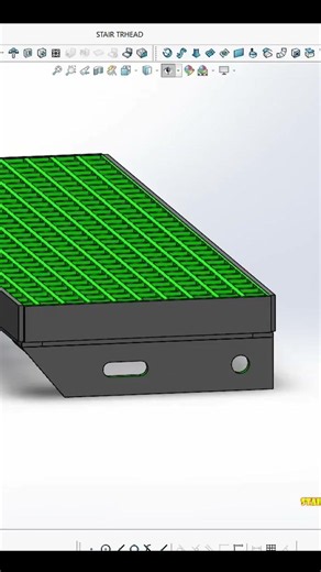 how to design a stair Tread in SolidWorks