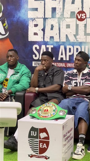 Happening now live at the press conference Shakib Vs Barista Timo. Boxing 🥊 fight at 11 April 2026#shakibvsbaristatimo#protocolug