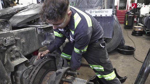 Elk Grove High School's auto shop teacher, Mr. Z, has been the driving force behind countless careers in the mechanic world. His mentorship has launched many successful paths, including several D214 graduates now at Diamond Truck & Trailer. A true engine of success! | High School District 214