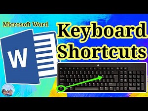 Computer Keyboard Shortcut for Microsoft Word Tagalog Tutorial