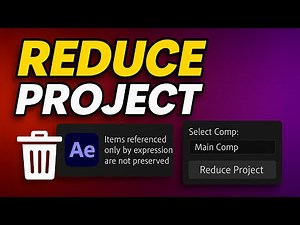 How to Reduce After Effects Project Size (Without Breaking Expressions)
