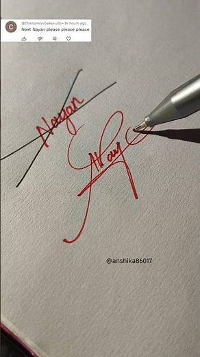 How to make sign letter N? #Nayan signature style#calligraphy #n#