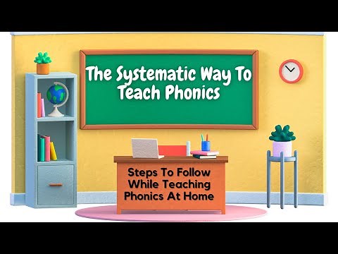 The Systematic Way To Teach Phonics At Home/ Steps To Teach Phonics/Order of teaching phonics