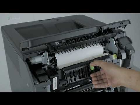 CS720/CS725 Series—Clearing paper jam in door A