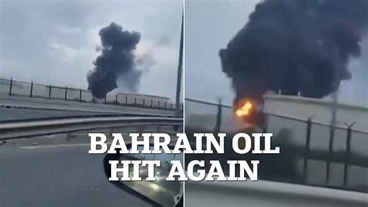 Iran strikes cause fire at Bahrain's Bapco oil facility