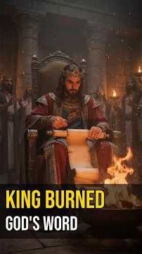 The King Cut God's Word Apart. Then God Rewrote It. | Jeremiah Part 2 Faith Story