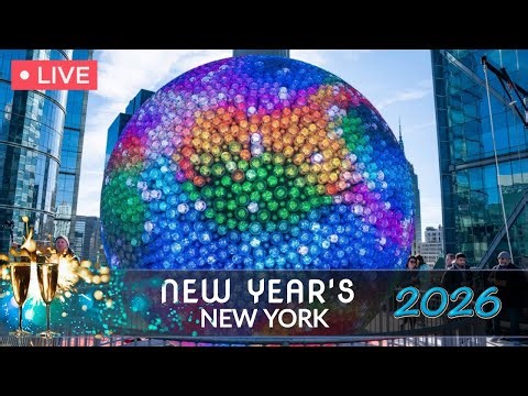 🔴 NYC LIVE | Times Square New Year's Constellation Ball Drop Test 2026 🔮