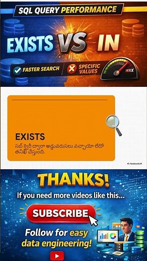 SQL EXISTS vs IN – Which One Is Faster?