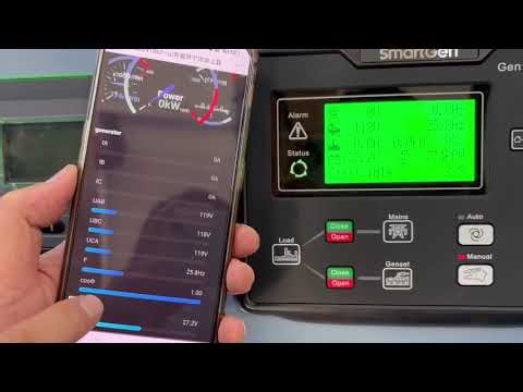 How to operation Demonstration of the Generator Set Remote Monitoring System