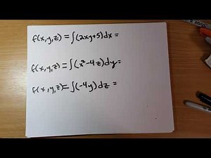 component test for conservative vector fields, and finding potential functions