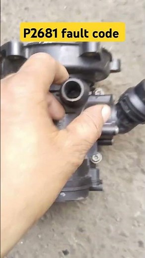 P2681 fault code engine coolant bypass water pump assembly #automobile #luxury #car #shots