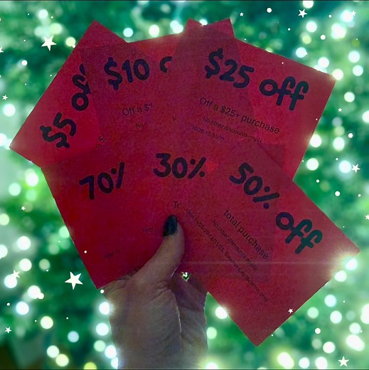 2K views · 18 reactions | Sneak Peek: Candy Cane Coupons!  Black...