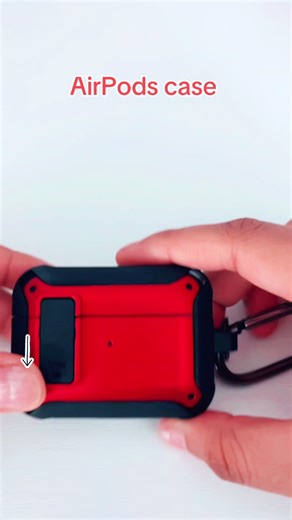 Durable AirPods Pro Cases in Red and Black