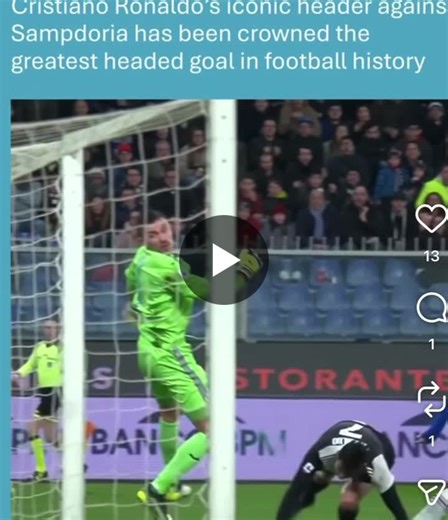 Cristiano Ronaldo’s header for Juventus is regarded as the greatest header in history and it was more than a goal. It was what readiness looks like when the future finally arrives. Watch the replay… | Damilola Olorode