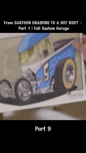 Transforming a Cartoon Drawing into a Custom Hot Rod