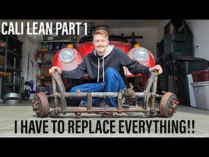 VW Bug Front Beam Removal and Inspection - Cal-Look Part 1