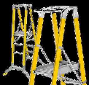 Industry Safety Platform Step Ladders by Branach | Saurya Safety