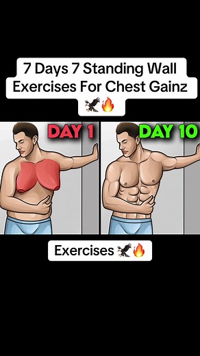 7 Standing Wall Exercises for Chest Gains in 7 Days
