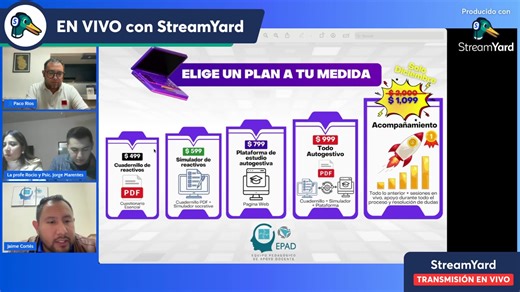 El Equipo Pedagógico de Apoyo Docente (EPAD) invita a maestras, maestros y aspirantes al proceso de admisión a la Sexta Sesión del Webinar de Análisis de Reactivos, un espacio diseñado para fortalecer la preparación rumbo al ingreso a Educación Básica. En esta sesión abordaremos reactivos relacionados con la temática del Consejo Técnico Escolar, analizando su estructura, propósito y enfoque, todo con el apoyo de simuladores y explicaciones paso a paso. � Panel de especialistas: • La profe Rocío 