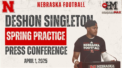 Nebraska Football Defensive Back DeShon Singleton - Spring Practices April 1, 2025