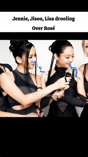 Blackpink girls drooling over Rosé#rosé #jisoo #jennie #lisa #blackpink #kpopshorts #fypシ #fypviralシ