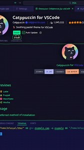 Stop using boring themes. Setup Catppuccin in 10 seconds. ⚡️💻 ​Soothing, high-contrast, and perfect for long coding sessions. ​#coding #productivity #vscode #programming #softwareengineer #techtips #catppuccin | Shark Coding