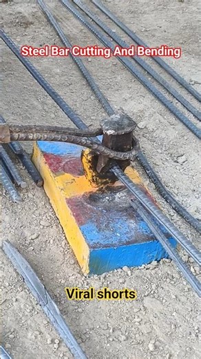 Unbelievable Steel Bar Cutting Skills 😲 | Perfect Metal Bending Art #shorts