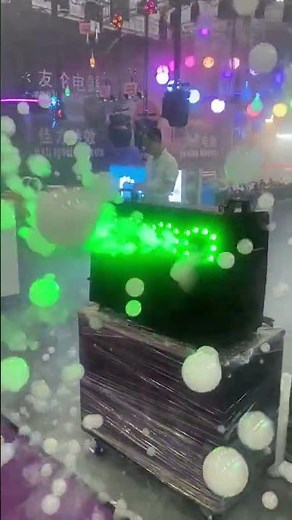 Rgb Leds Smoke Fog Bubble Machine Automatic Bubble Haze Machine Professional Smoke Bubble Machine