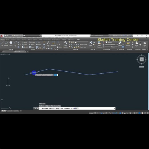 AutoCAD Measure Command#youtubeshorts #shorts #measure command#autocad #tutorial