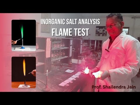 Flame Test in Inorganic Salt Analysis