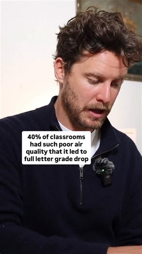 4.9K views · 199 reactions | 40% of classrooms had such poor air quality that it led to full letter grade drop | Jason Field | Facebook