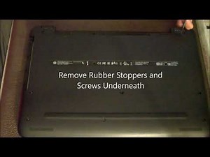 HP 15 Fan Repair (disassembly and replacement)