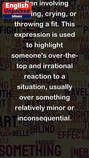 Hissy fit