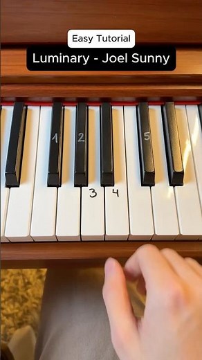 Luminary - Joel Sunny ✨ (Easy Tutorial) #piano #tutorial #luminary