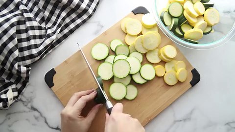 Oven Roasted Zucchini and Squash