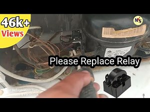 Refrigerator Compressor Not Running? Test The Start Relay,Overload, Capacitor