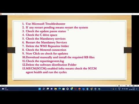 Windows Patching Troubleshooting