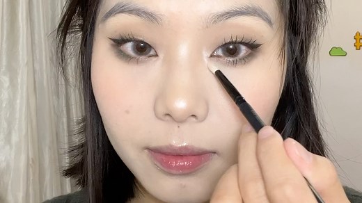 单眼皮日常妆/咸菜绿和秋冬好pay