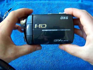 DXG DVH-566 HD Camcorder unboxing