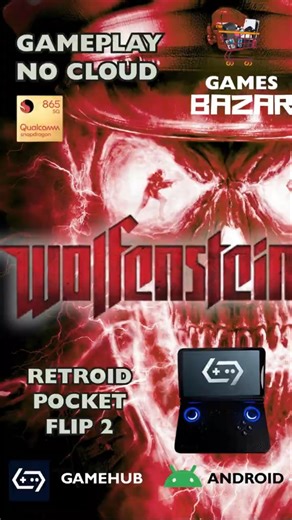 Wolfenstein 2009 на андроид gameplay GameHub 5.3.5 Retroid pocket flip 2 #gamehub #games