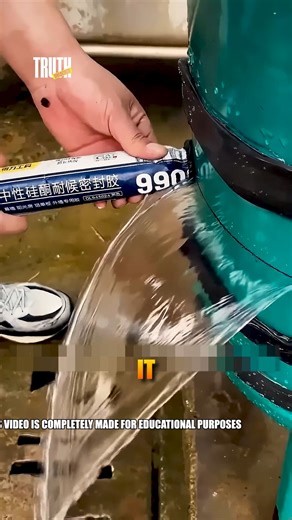 1.6K views | Black Sealant: The Ultimate Waterproof Solution Keep your surfaces safe and dry with durable black waterproof sealant. #WaterproofSealant #HomeRepairs #DIYProjects #DurableSeal #CarAndMarineTips | Truth Unlocked | Facebook