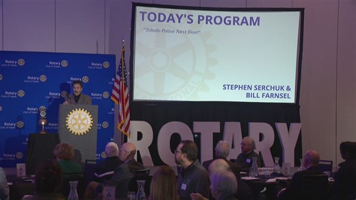 Toledo Police Next Door program recognized at Toledo Rotary Club meeting