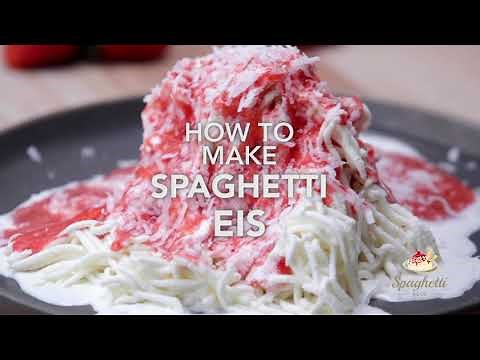 Spaghetti Eis Co. Spaghetti Ice Cream Recipe