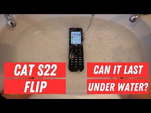 💦 Can It Work UNDERWATER? Spotify, Whatsapp Video & Youtube In The Sink 💧 || CAT S22 Flip Dumbphone
