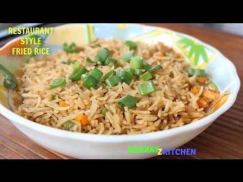 Restaurant Style Vegetable Fried Rice | Veg Fried Rice | Chinese Fried Rice Recipe | bharatzkitchen