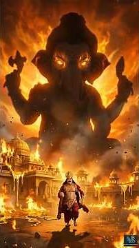 How Ganesha Destroyed Kubera's Arrogance 💥 #telugushorts #ai #sanatandharma #8k #aihindustory