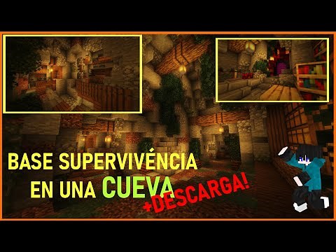 BASE DEFINITIVA para supervivéncia EN UNA CUEVA + DESCARGA! / Minecraft TimeLapse